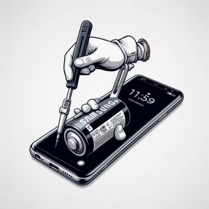 تعویض باتری گوشی سامسونگ